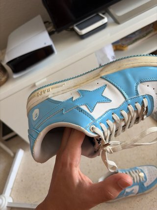 Zapatillas Bape Azul y Blanco
