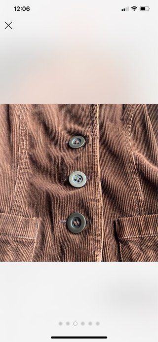 Blazer Bershka castanho curto cintado