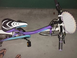 Bicicleta infantil 20 pulgadas  morada