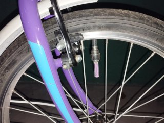 Bicicleta infantil 20 pulgadas  morada