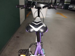Bicicleta infantil 20 pulgadas  morada