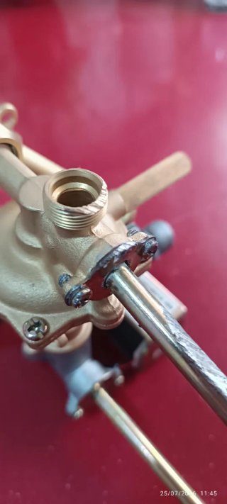 Cuerpo calentador de agua a gas