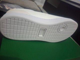 Zapatillas Lacoste Talla 38/39 Blancas Rosas