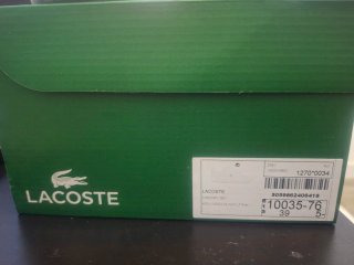 Zapatillas Lacoste Talla 38/39 Blancas Rosas