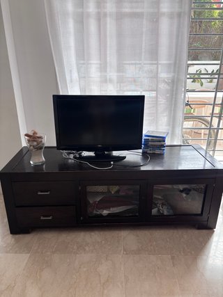 Mueble TV Madera Wengué Casanova Gandía