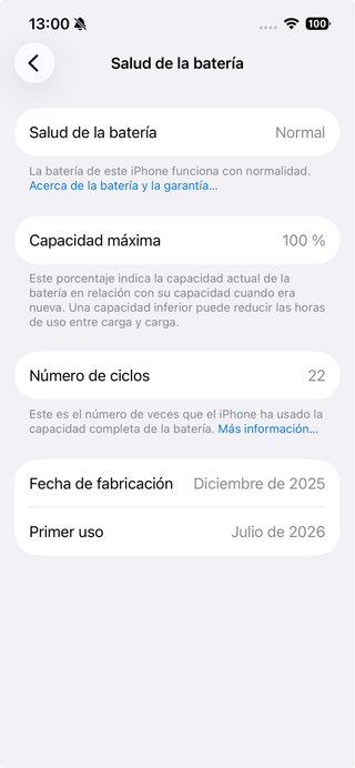 iPhone 16e 128GB Negro