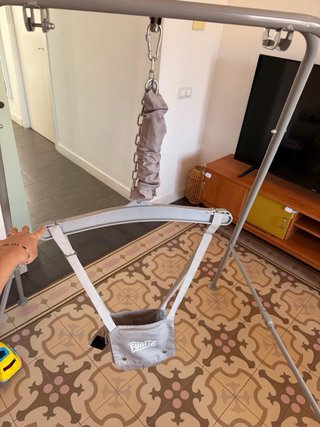 Saltador bebé FUNLIO con soporte. Baby jumper.