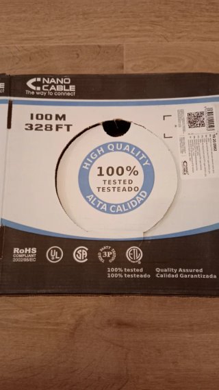 Cable de Red Ethernet RJ45 CAT.6 FTP AWG24 - 30mts