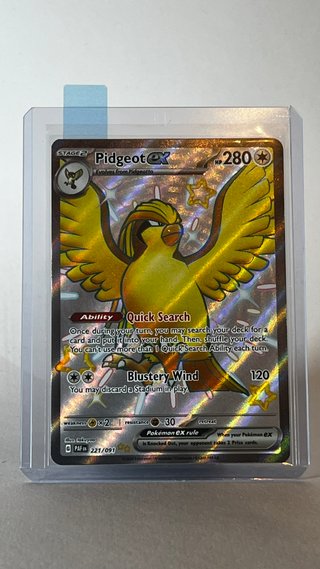 Carta Pokémon Pidgeot ex SUR 221/091 - PAF