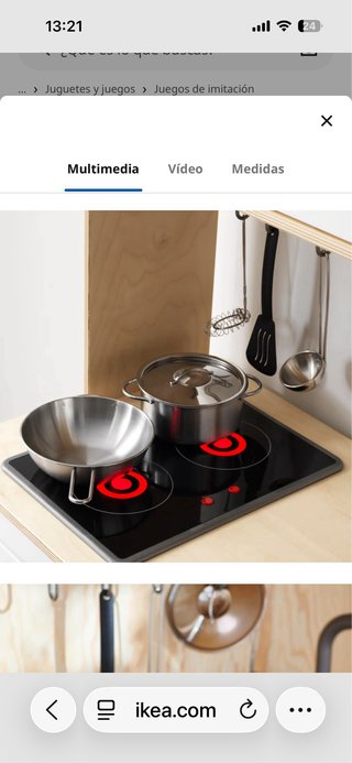 Cocinita de madera IKEA DUKTIG