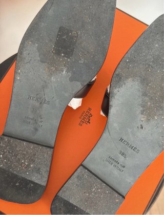 Sandalias Hermès Negras