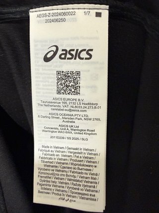 Camiseta técnica hombre Asics Talla M
