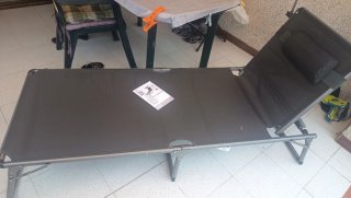 Tumbona plegable nueva aluminio sin usar