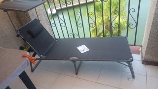 Tumbona plegable nueva aluminio sin usar