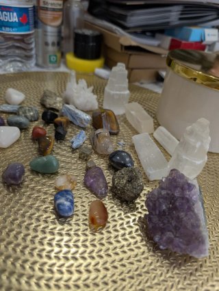 Conjunto de Cristais Naturais