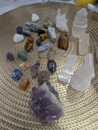Conjunto de Cristais Naturais