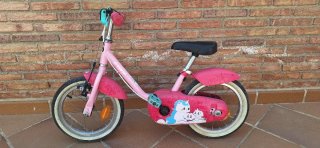 Bicicleta infantil rosa