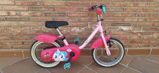 Bicicleta infantil rosa