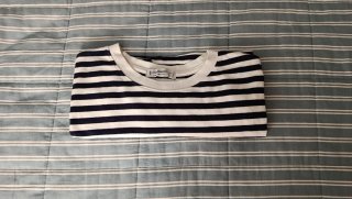 Top corto rayas M - Stradivarius