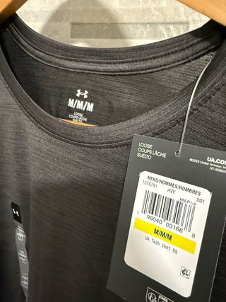 Camiseta Under Armour Hombre Talla M Gris