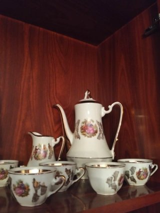 Juego de té vintage de porcelana