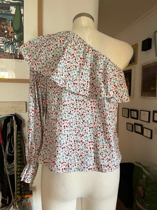 Blusa Zara Talla L Estampada