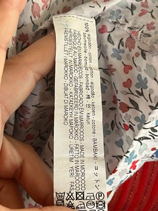 Blusa Zara Talla L Estampada