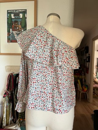 Blusa Zara Talla L Estampada