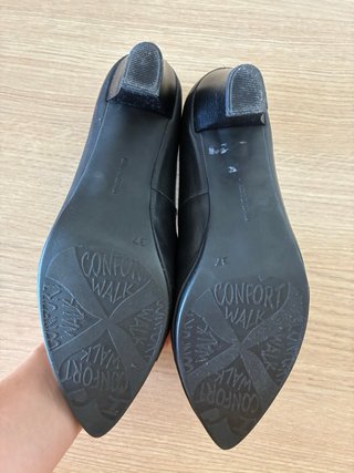 Zapatos Aplauso tacón negros talla 37