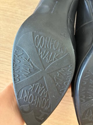 Zapatos Aplauso tacón negros talla 37