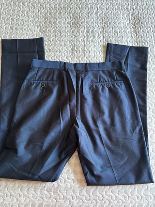 Traje de caballero azul