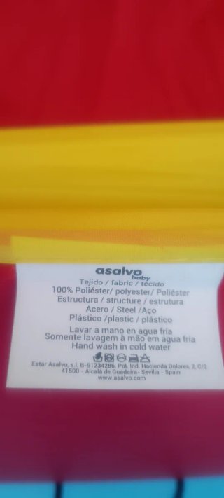 Cuna de viaje Asalvo multicolor
