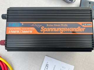 Convertidor de onda pura hasta 3000w 12v-220v