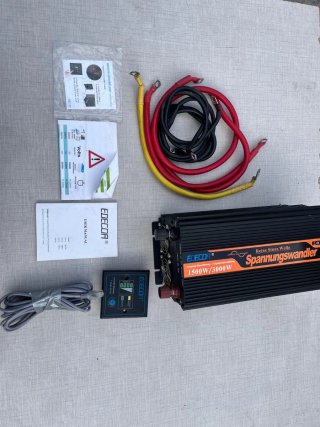 Convertidor de onda pura hasta 3000w 12v-220v