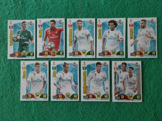 Lote cartas fútbol Real Madrid Adrenalyn XL 17-18