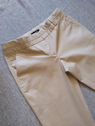 Calças Massimo Dutti Creme M 38