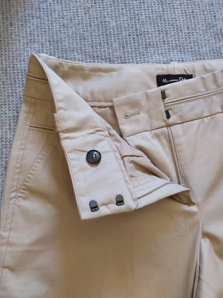 Calças Massimo Dutti Creme M 38