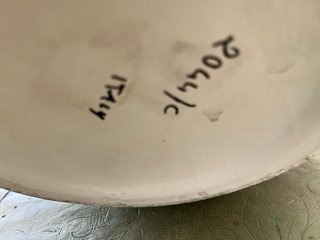 Lámpara Cerámica Italiana Decorada Conchas