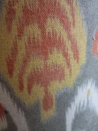 Pantalla de lámpara tela multicolor