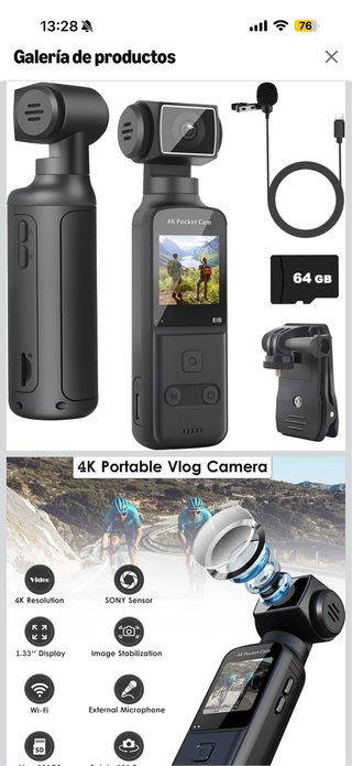 Cámara Corporal YDI 4K con Micrófono Externo