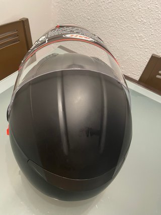 Casco Moto DFG Negro Visera Doble Talla L