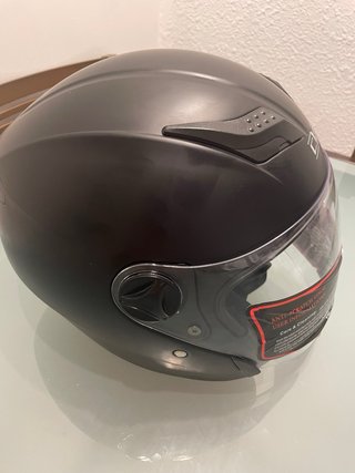 Casco Moto DFG Negro Visera Doble Talla L