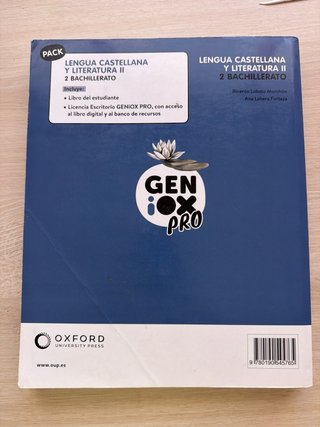Lengua castellana y literatura II. Libro del es...