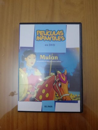 Lote 6 Películas DVD: Mulan, Heidi, y más