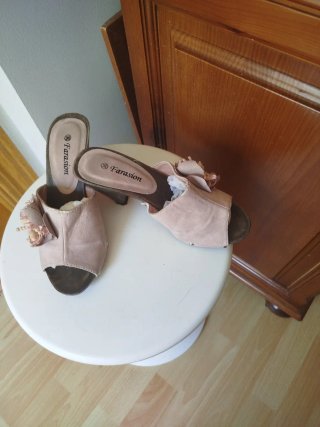 Zapatos FaraSion Talla 36 Rosas