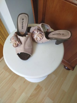 Zapatos FaraSion Talla 36 Rosas