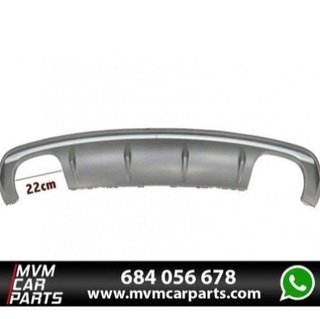 Difusor trasero Audi A3 8V Sedan look S3