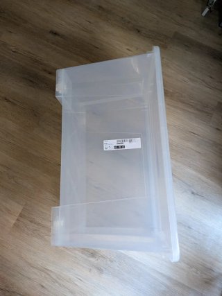 Caja de Almacenaje Ikea Salma Transparente