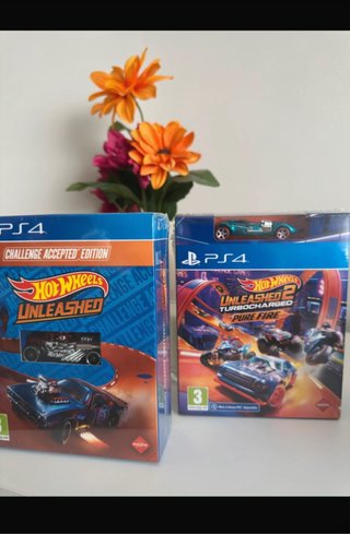 Hot Wheels Unleashed 1 y 2 PS4 Precintados