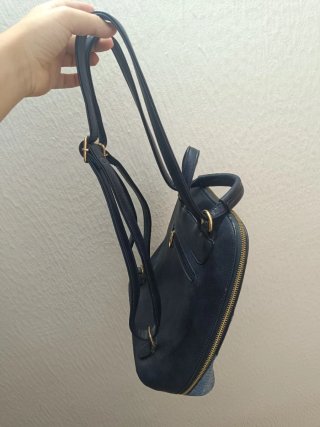 Bolso Negro y Azul